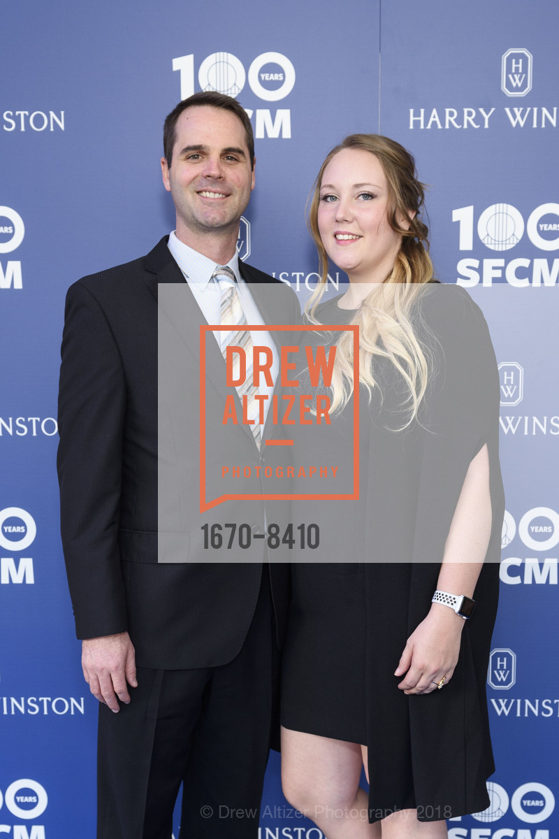 Chris Zundel, Paige Zundel, San Francisco Conservatory of Music Centennial Gala 2018, San Francisco Conservatory of Music. 50 Oak Street, March 19th, 2018, Photo #1670-8410 Chris Zundel, Paige Zundel, Photo #1670-8410