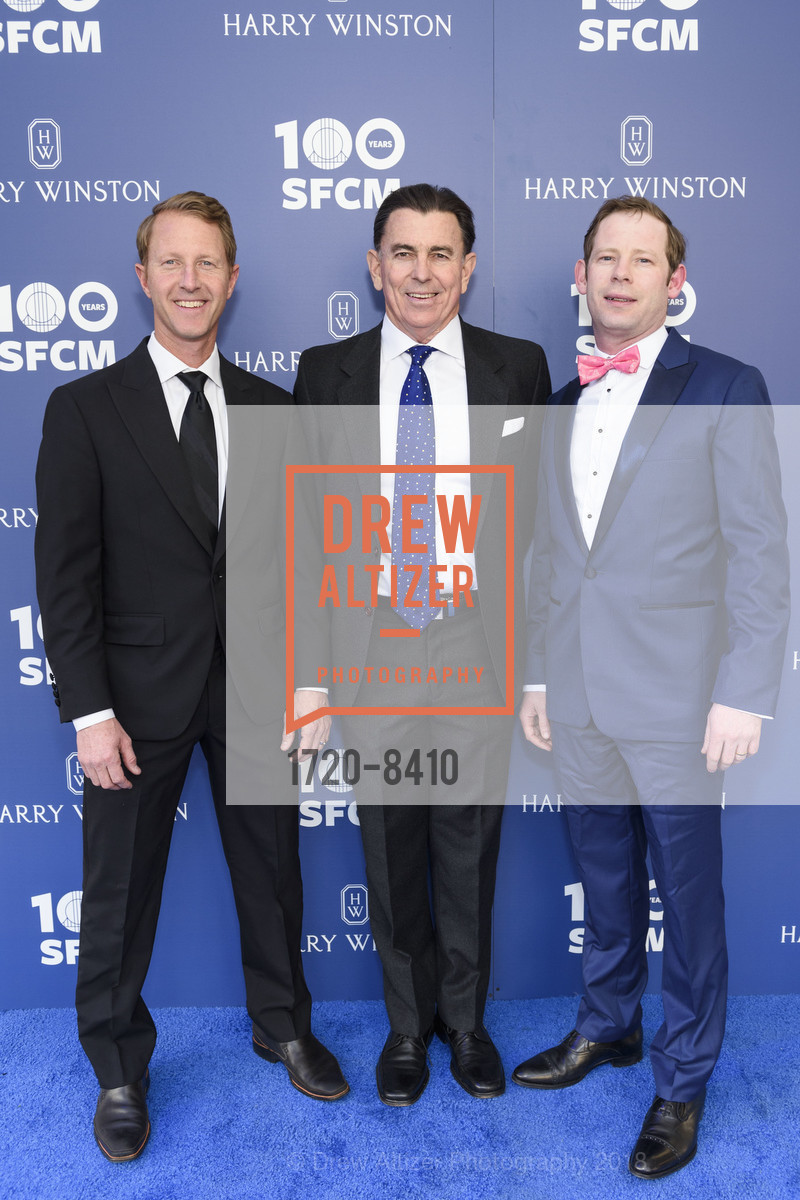 Michael Thomas, Patrick Kennedy, JP Walsh, San Francisco Conservatory of Music Centennial Gala 2018, San Francisco Conservatory of Music. 50 Oak Street, March 19th, 2018, Photo #1720-8410 Michael Thomas, Patrick Kennedy, JP Walsh, Photo #1720-8410
