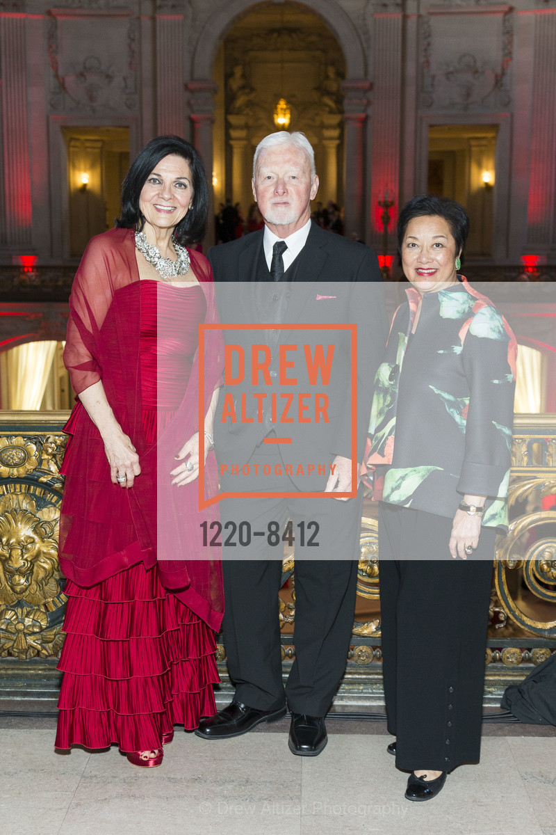 Pamela Culp, Sam Leftwich, Eva Monroe, Red Cross Gala 2018, San Francisco City Hall. 1 Dr. Carlton B. Goodlett Place, Photo #1220-8412 Pamela Culp, Sam Leftwich, Eva Monroe, Photo #1220-8412