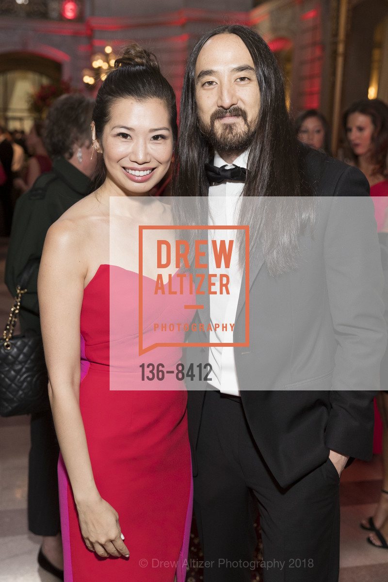 Betty Yu, Steve Aoki, Red Cross Gala 2018, San Francisco City Hall. 1 Dr. Carlton B. Goodlett Place, March 17th, 2018, Photo #136-8412 Betty Yu, Steve Aoki, Photo #136-8412