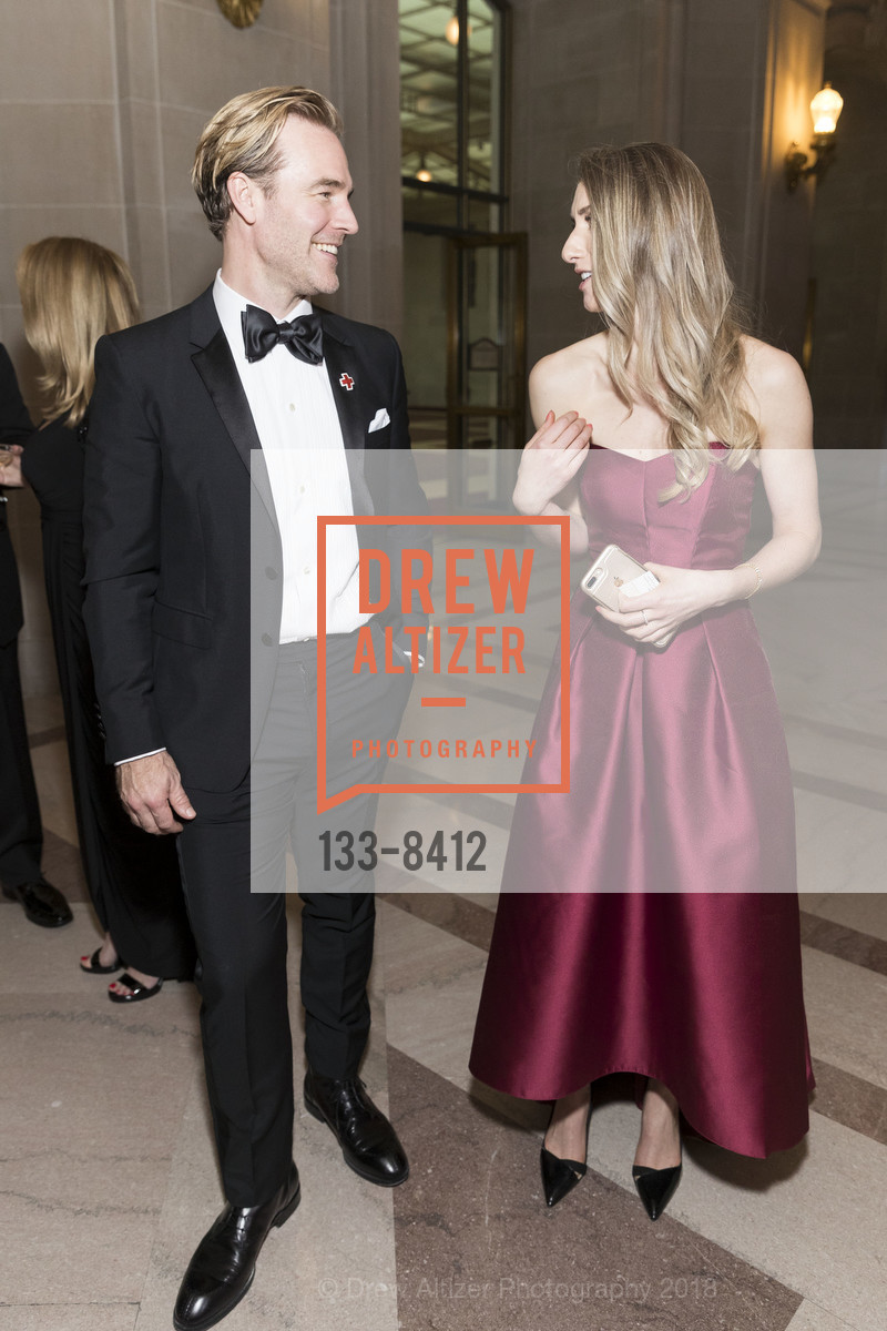 James van der Beek, Emily Tzouanakis, Red Cross Gala 2018, San Francisco City Hall. 1 Dr. Carlton B. Goodlett Place, March 17th, 2018, Photo #133-8412 James van der Beek, Emily Tzouanakis, Photo #133-8412