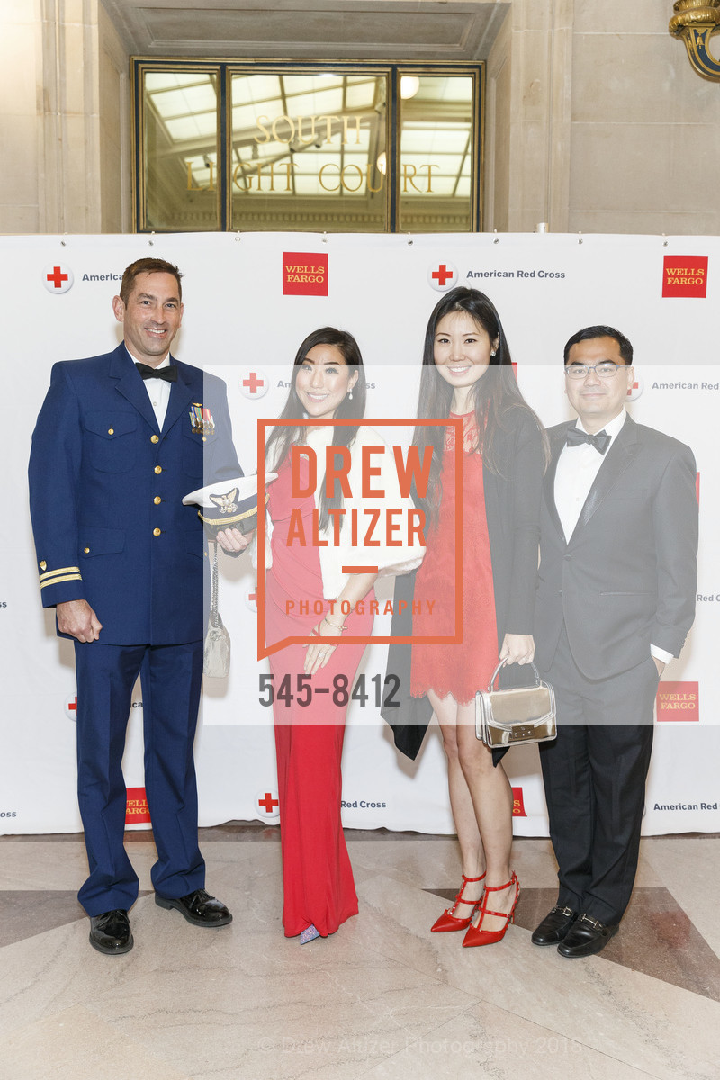 Derrick Shepard, Angelica Shepard, Adele Wang, Jim Truong, Red Cross Gala 2018, San Francisco City Hall. 1 Dr. Carlton B. Goodlett Place, March 17th, 2018, Photo #545-8412 Derrick Shepard, Angelica Shepard, Adele Wang, Jim Truong, Photo #545-8412