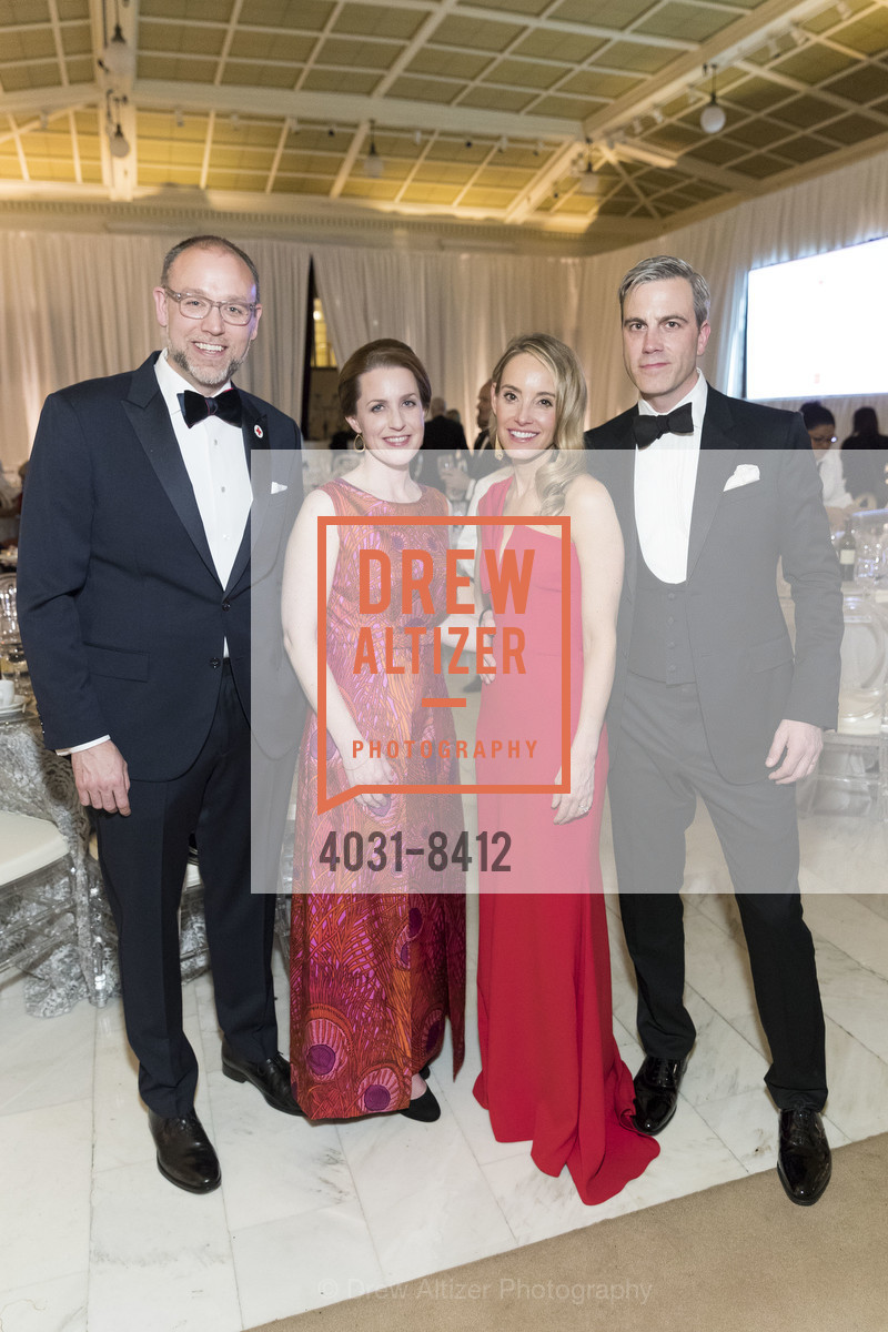Trevor Riggen, Christine Riggen, Lindsey Haswell, Jonathan Haswell, Red Cross Gala 2018, San Francisco City Hall. 1 Dr. Carlton B. Goodlett Place, Photo #4031-8412 Trevor Riggen, Christine Riggen, Lindsey Haswell, Jonathan Haswell, Photo #4031-8412