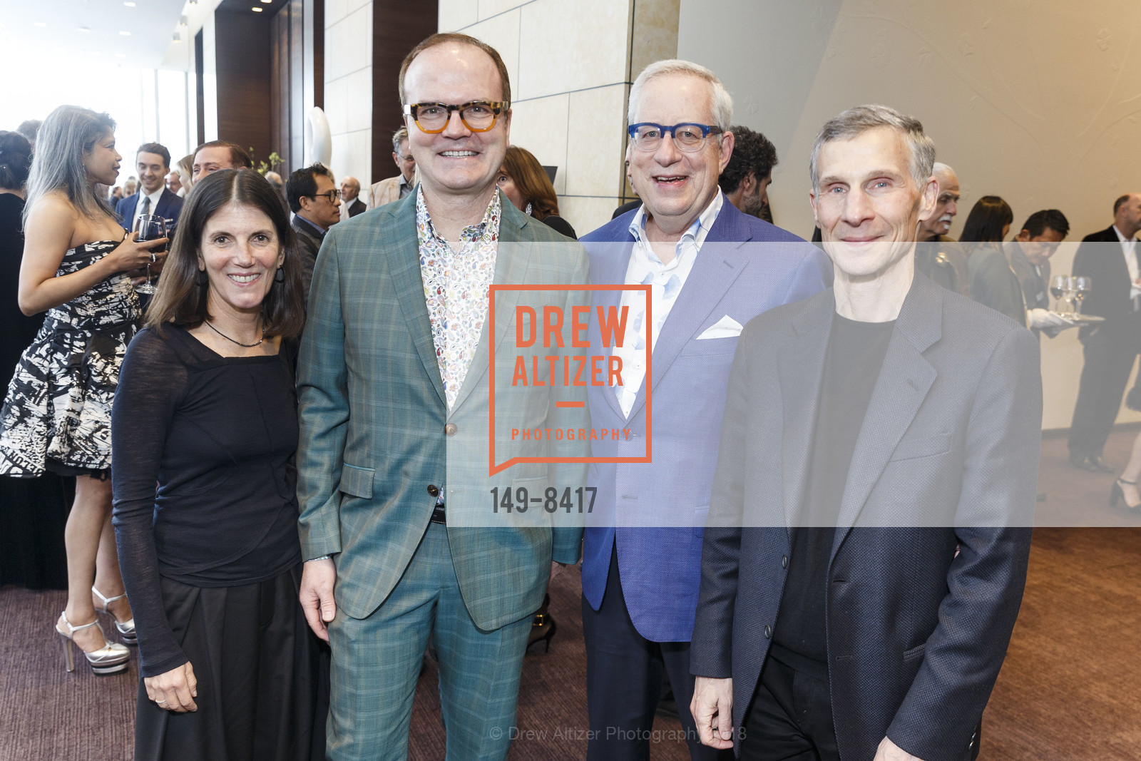 Ellen Rosenstein, Sean Dowdall, David Landis, Dale Barnes, ODC Dance Around Town Gala 2018, St. Regis. 125 3rd St, San Francisco, CA 94103, March 16th, 2018, Photo #149-8417 Ellen Rosenstein, Sean Dowdall, David Landis, Dale Barnes, Photo #149-8417