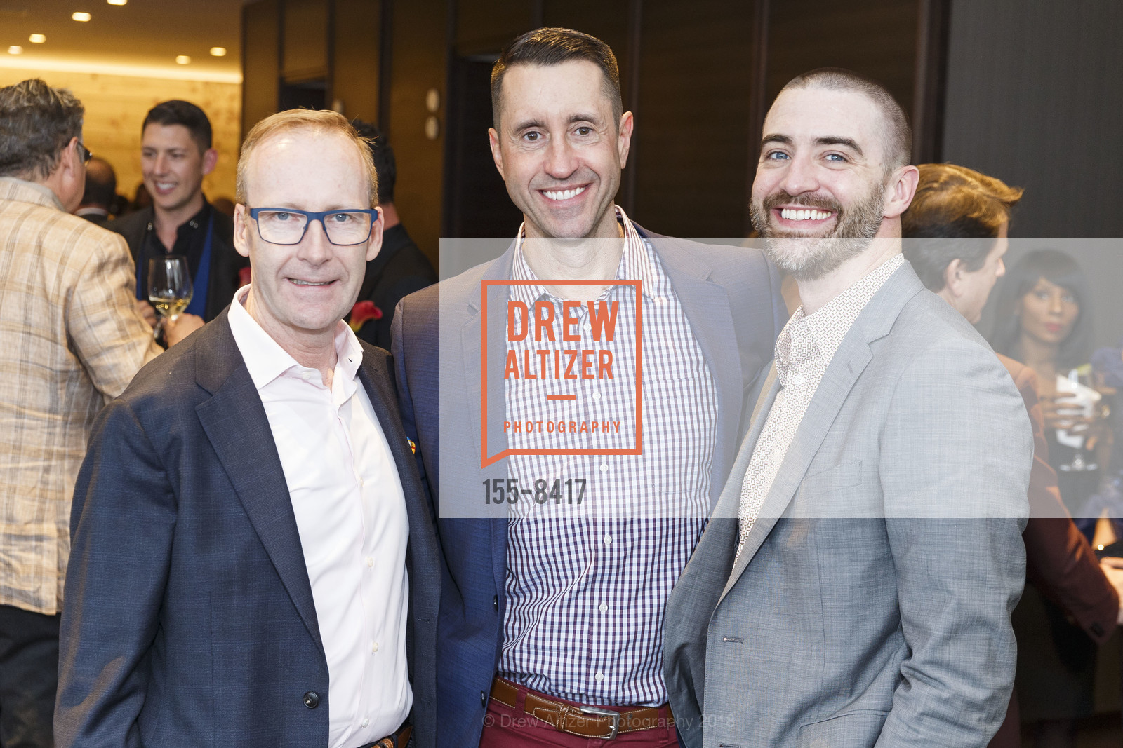 Tim Schroeder, Bill Schoch, Josh Stein, ODC Dance Around Town Gala 2018, St. Regis. 125 3rd St, San Francisco, CA 94103, March 16th, 2018, Photo #155-8417 Tim Schroeder, Bill Schoch, Josh Stein, Photo #155-8417