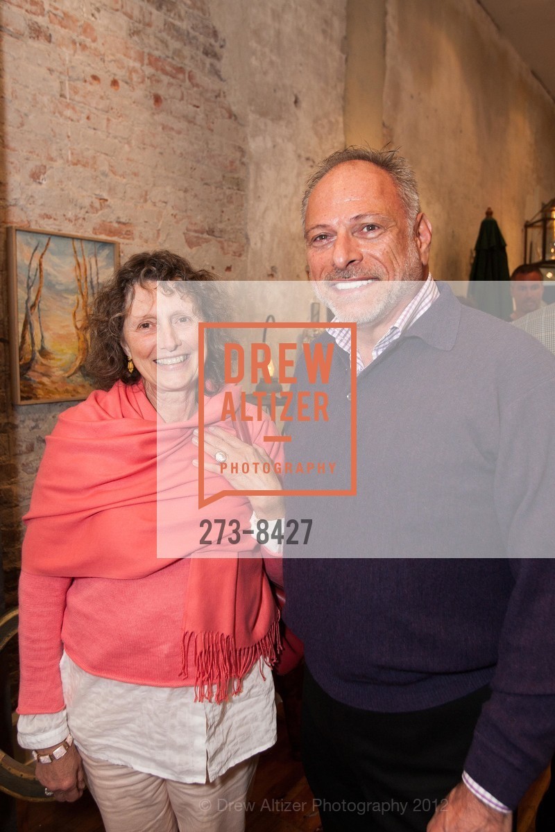 Marti Litchman, Frank Mancuso, D. Zelen Store Opening, D. Zelen. 1228 Sutter Street, September 20th, 2012, Photo #273-8427 Marti Litchman, Frank Mancuso, Photo #273-8427