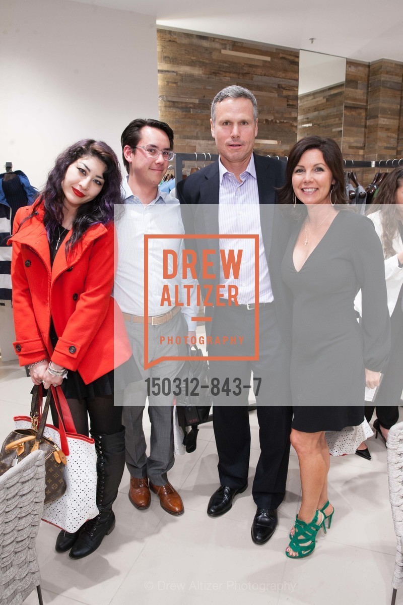 Janina Moy, Christopher Moy, Andrew Graham, Dana Dowell, SAKS FIFTH AVENUE and CLAUDIA ROSS host the MAX MARA SPRING 2015 COLLECTION, US, March 13th, 2015, Photo #150312-843-7 Janina Moy, Christopher Moy, Andrew Graham, Dana Dowell, Photo #150312-843-7
