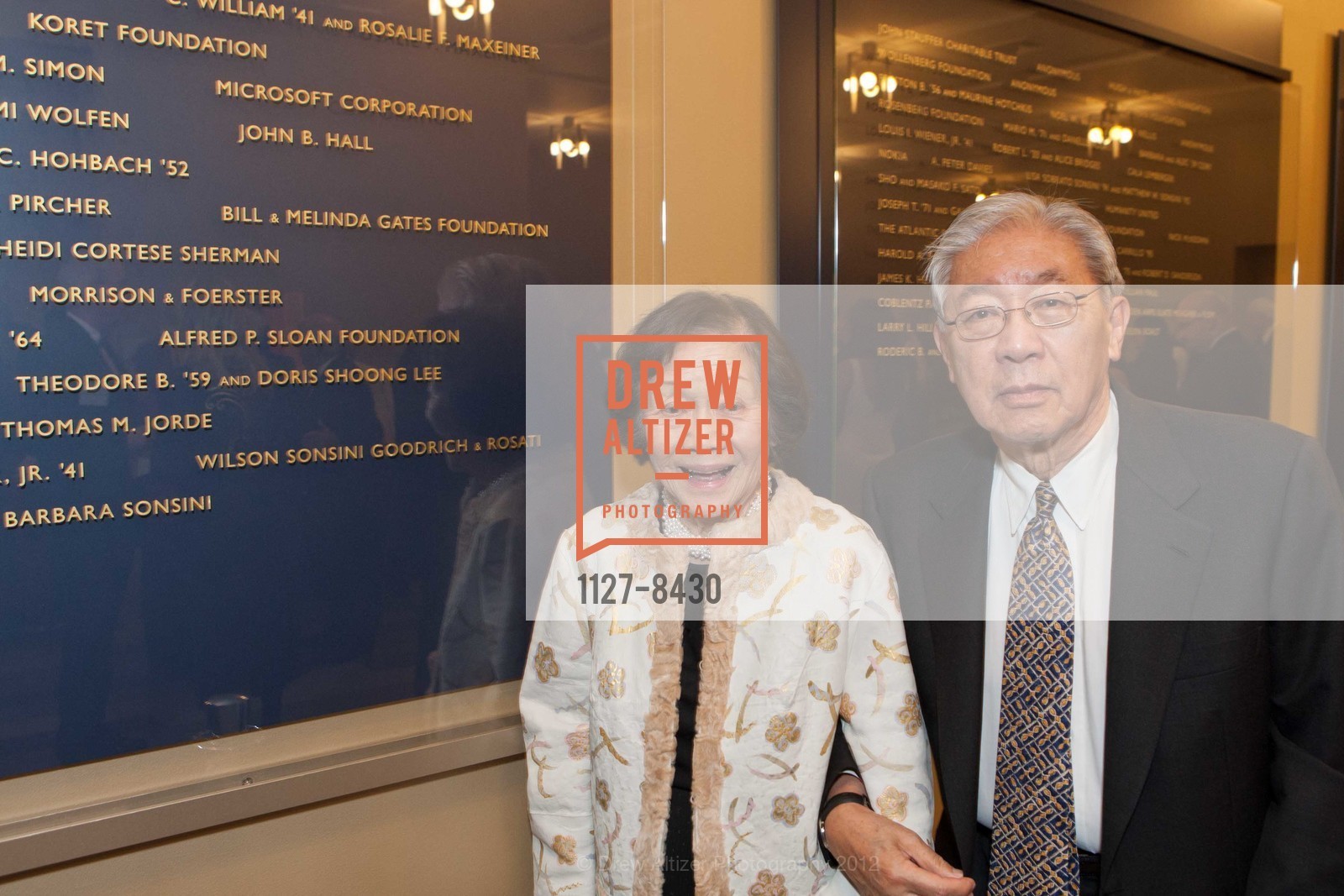 Doris Lee, Theodore Lee, BOALT HALL'S Centennial Gala, US, November 9th, 2012, Photo #1127-8430 Doris Lee, Theodore Lee, Photo #1127-8430