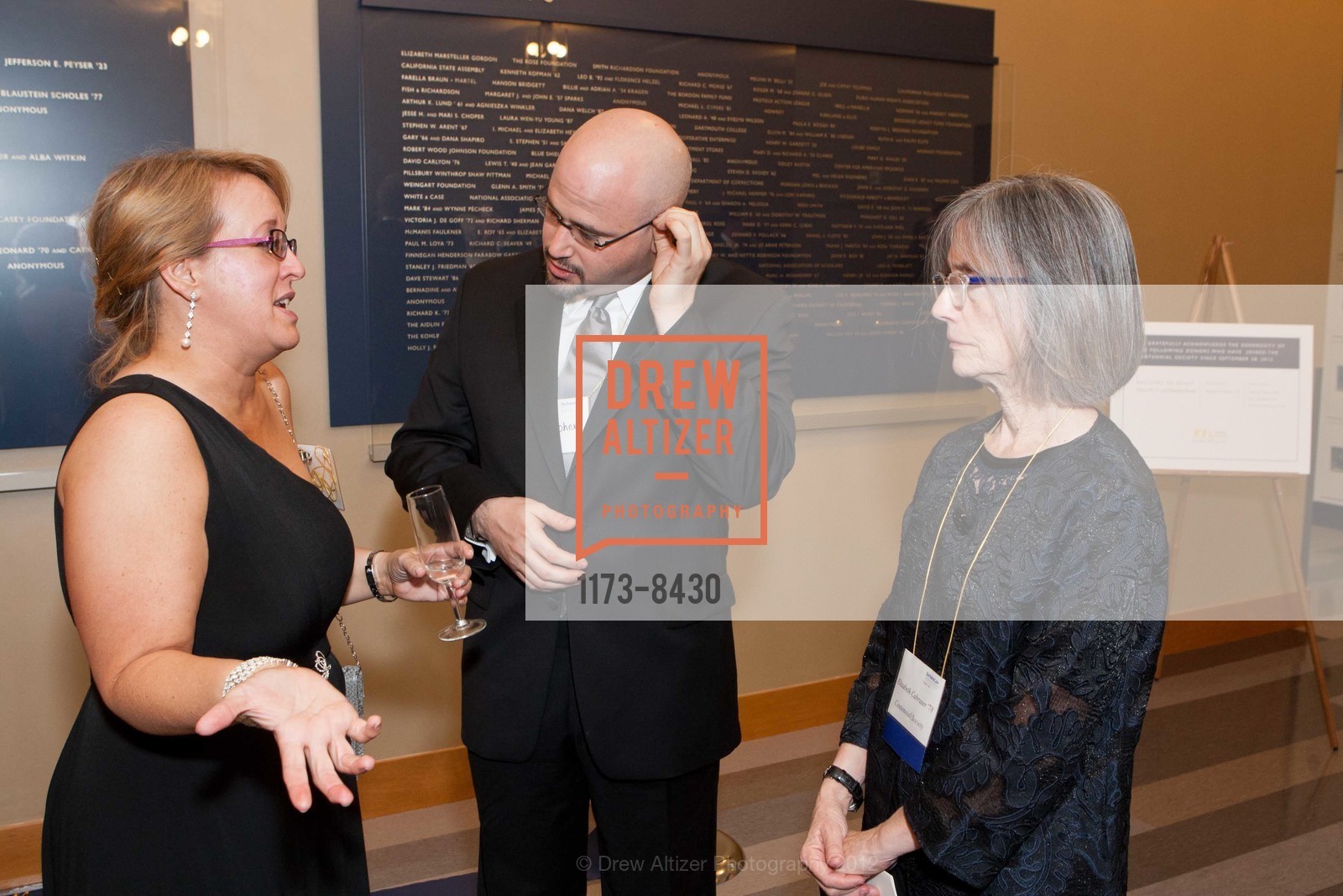 Leanne Mader, Sid Cohen, Elizabeth Cabraser, BOALT HALL'S Centennial Gala, US, November 9th, 2012, Photo #1173-8430 Leanne Mader, Sid Cohen, Elizabeth Cabraser, Photo #1173-8430