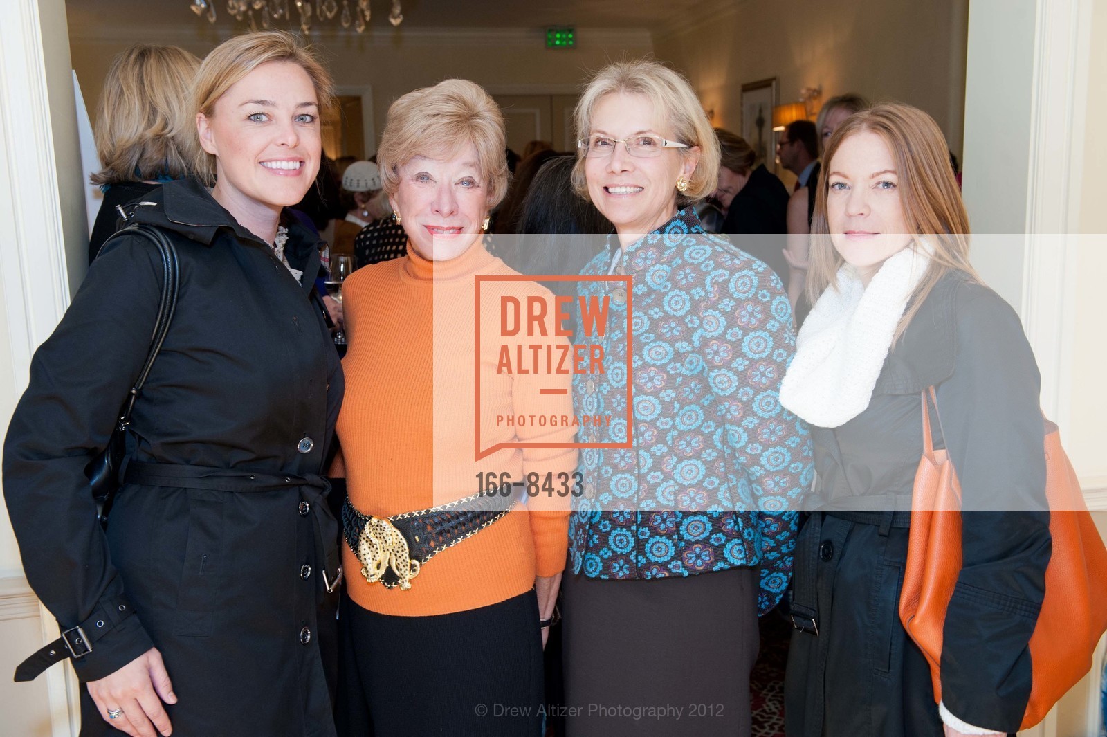 Glynis Doyle, Maria Pitcairn, Linda Doherty, Lisa Edwards, VOSS FOUNDATION'S Women Helping Women San Francisco Luncheon, US, October 22nd, 2012, Photo #166-8433 Glynis Doyle, Maria Pitcairn, Linda Doherty, Lisa Edwards, Photo #166-8433