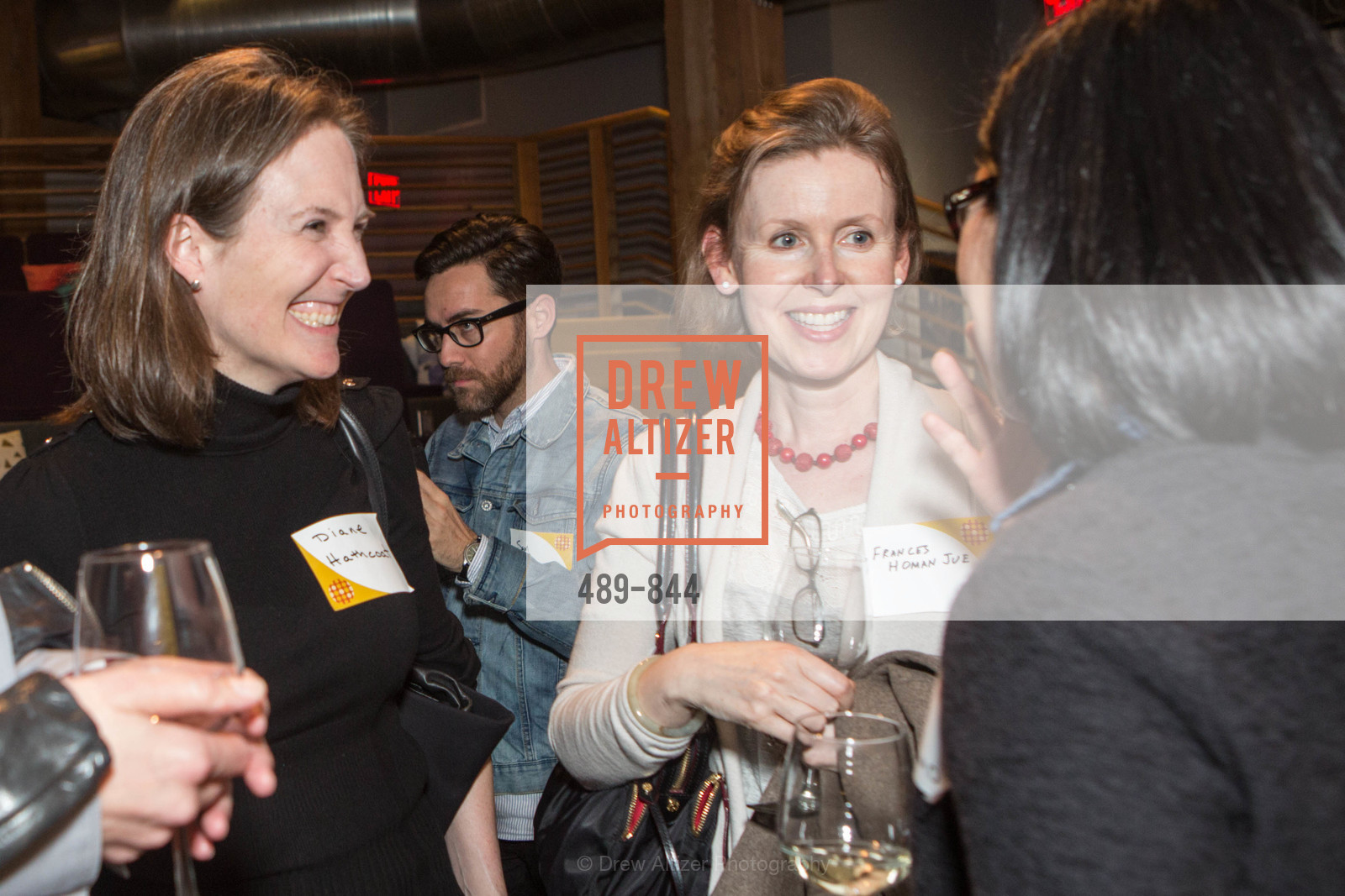 Diane Hathcoat, Frances Homan Jue, ONE NIGHT ONLY SF: A Cocktail and Conversation Event, US, March 13th, 2015, Photo #489-844 Diane Hathcoat, Frances Homan Jue, Photo #489-844