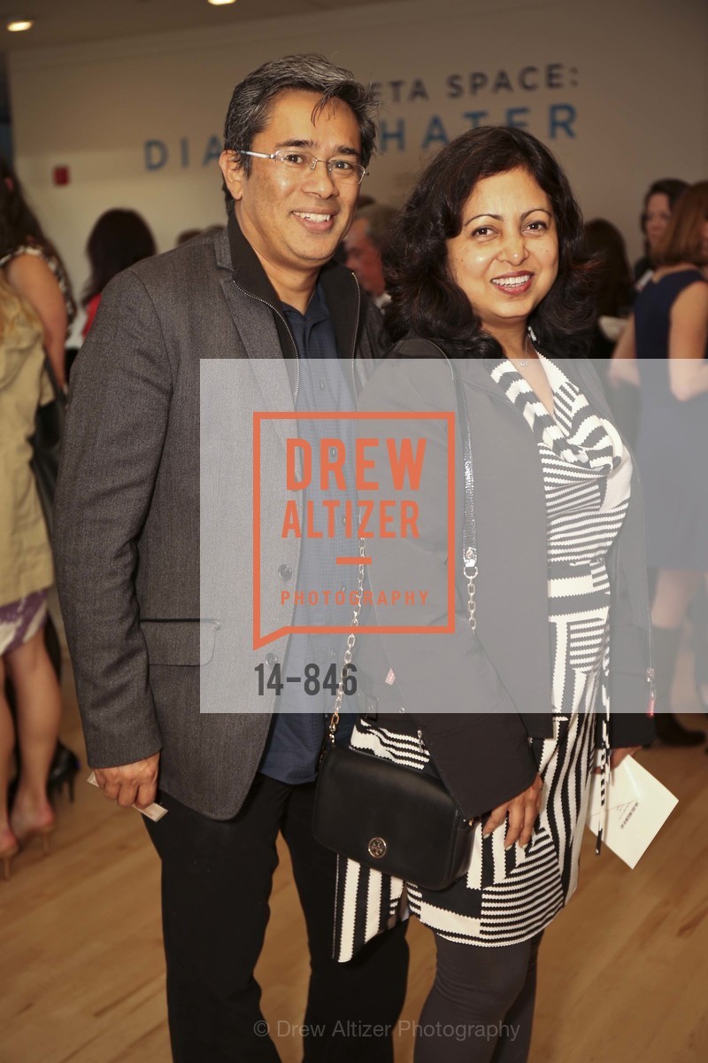 Gautam Thockchom, Garima Thockchom, SAN JOSE MUSEUM OF ART'S Spring Opening Reception, San Jose Museum of Art. 110 S Market St, San Jose, CA 95113, March 13th, 2015, Photo #14-846 Gautam Thockchom, Garima Thockchom, Photo #14-846