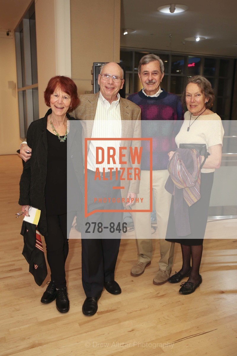Rita Norton, Kent Norton, Nolan Burgess, Doris Burgess, SAN JOSE MUSEUM OF ART'S Spring Opening Reception, San Jose Museum of Art. 110 S Market St, San Jose, CA 95113, March 13th, 2015, Photo #278-846 Rita Norton, Kent Norton, Nolan Burgess, Doris Burgess, Photo #278-846