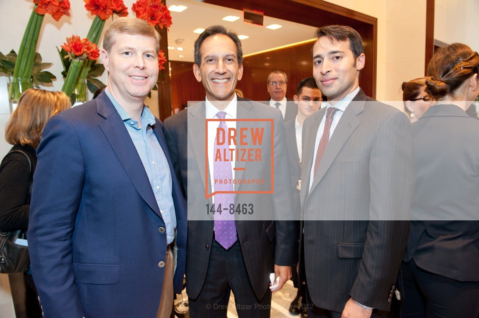 Jeff Rowbottom, Rick Moreno, Ali Satvat, GRAFF Hosts Melanoma Research Alliance, US, October 23rd, 2012, Photo #144-8463 Jeff Rowbottom, Rick Moreno, Ali Satvat, Photo #144-8463