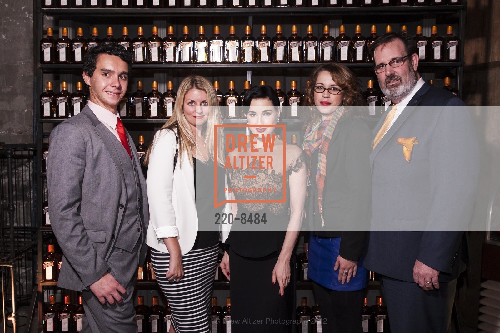 Alfred Cointreau, Dita Von Teese, Tabbitha McBrabe, Frank Jakubka, Cocktail Couture: LA MAISON COINTREAU DEbuts in San Francisco with Performance by DITA VON TEESE, US, November 13th, 2012, Photo #220-8484 Alfred Cointreau, Dita Von Teese, Tabbitha McBrabe, Frank Jakubka, Photo #220-8484