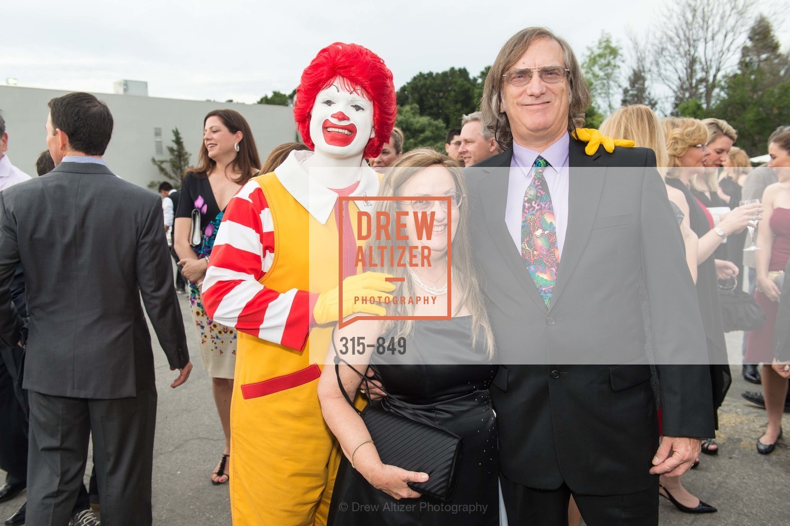 Ronald McDonald, Jean Swenk, Dave Swenk, Ronald McDonald House Party, US, March 15th, 2015, Photo #315-849 Ronald McDonald, Jean Swenk, Dave Swenk, Photo #315-849