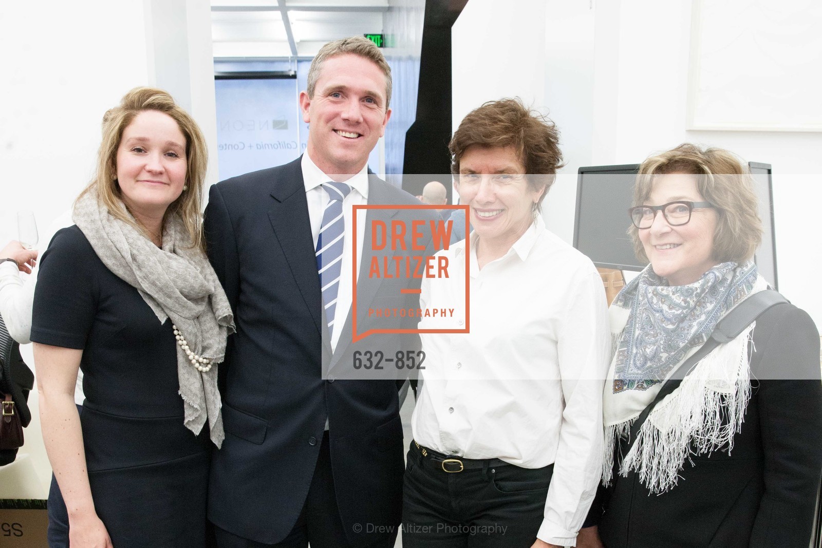 Sophie Lebrecht, James Hendy, Lenore Pereira, Toby Levy, BONHAMS Presents Made in California and Contemporary Art Auction Highlights at NEON LABS, US, March 18th, 2015, Photo #632-852 Sophie Lebrecht, James Hendy, Lenore Pereira, Toby Levy, Photo #632-852