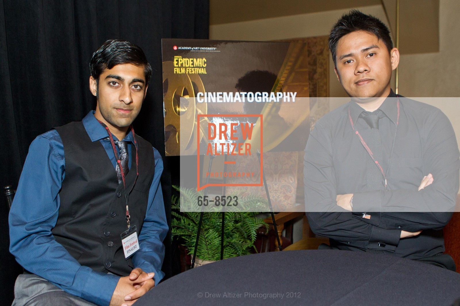 Inder Mann, Ekmund Yong, ACADEMY OF ART UNIVERSITY 2012 Epidemic Film Festival, US, May 11th, 2012, Photo #65-8523 Inder Mann, Ekmund Yong, Photo #65-8523