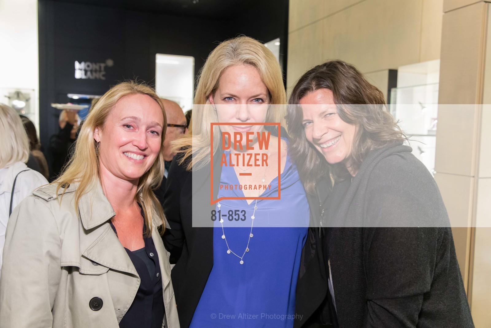 Laura Gill, Corie Knights, Crystal Gurr, Montblanc & DEPARTURES Philanthropy Honors Reception, US, March 19th, 2015, Photo #81-853 Laura Gill, Corie Knights, Crystal Gurr, Photo #81-853