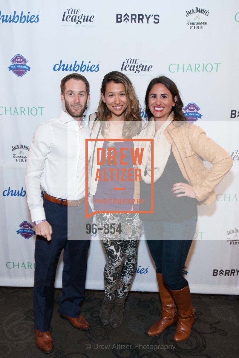 Justin Lord, Amanda Louie, Shoddy Bermant, The 2015 MR. MARINA Competition, US, March 19th, 2015, Photo #96-854 Justin Lord, Amanda Louie, Shoddy Bermant, Photo #96-854