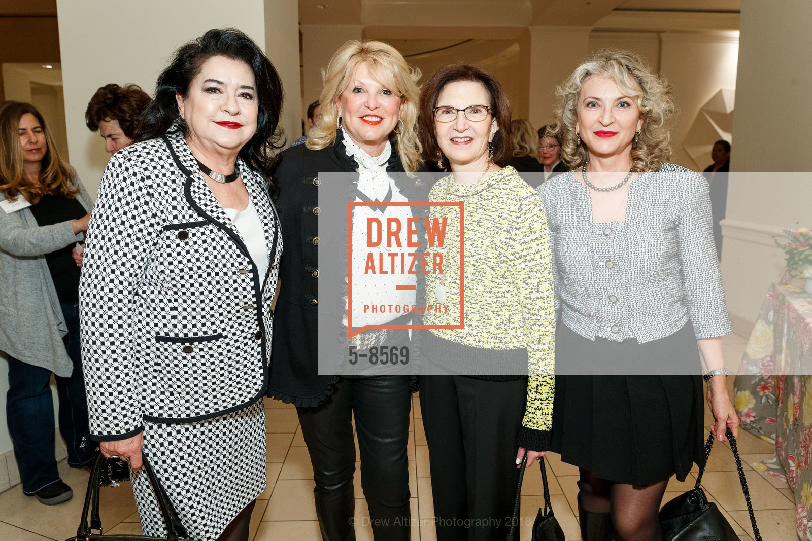 Carol Traub, Lorrie Cuthbert, Marsha Witkin, Yulia Voroninskaya, Stanford's Women's Health Luncheon 2018 - South Bay, Fairmont San Jose. 170 South Market St, March 20th, 2018, Photo #5-8569 Carol Traub, Lorrie Cuthbert, Marsha Witkin, Yulia Voroninskaya, Photo #5-8569