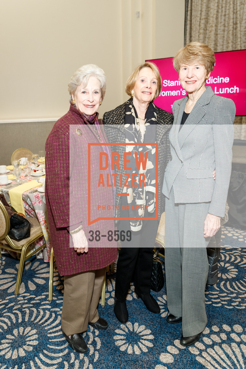 Linda Meyer, Barbara Silverman, Maggie Wilson, Stanford's Women's Health Luncheon 2018 - South Bay, Fairmont San Jose. 170 South Market St, March 20th, 2018, Photo #38-8569 Linda Meyer, Barbara Silverman, Maggie Wilson, Photo #38-8569