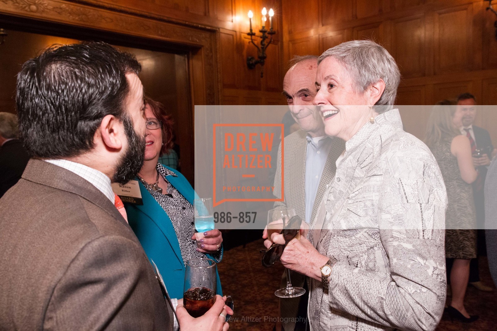Sachin Chheda, Karen Ritter, Larry Silver, Christine Silver, NARAL San Francisco Power of Choice Luncheon, US, March 20th, 2015, Photo #986-857 Sachin Chheda, Karen Ritter, Larry Silver, Christine Silver, Photo #986-857