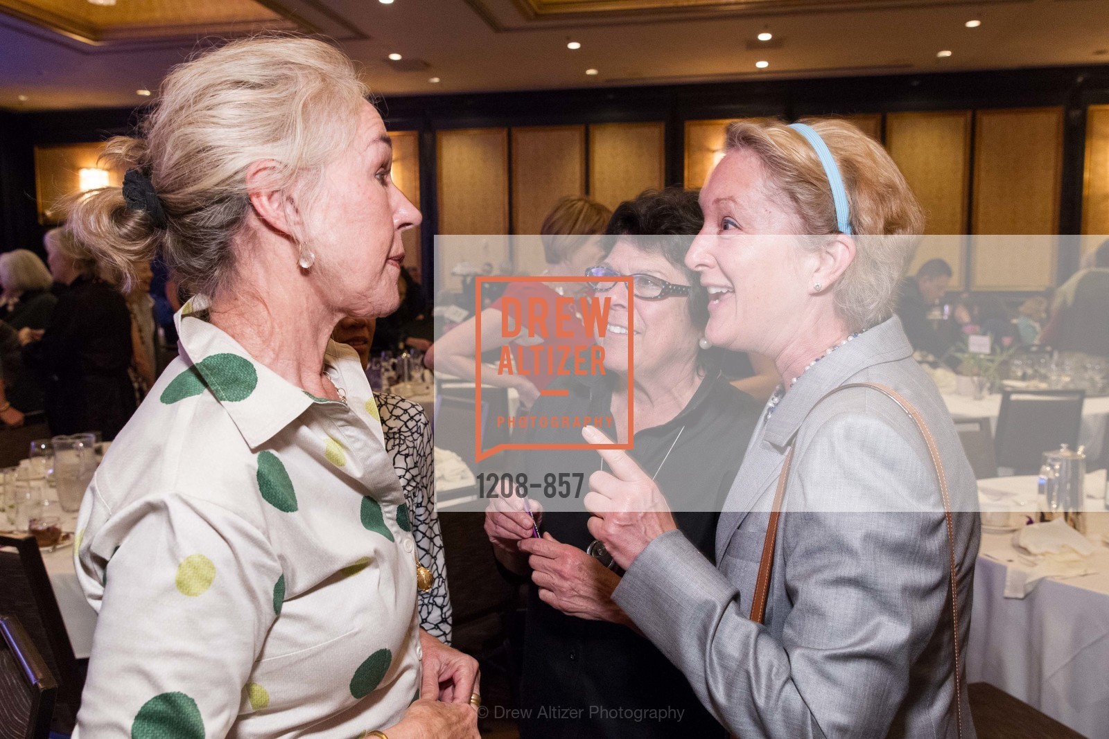 Susie Tompkins Buell, Barbara Carlson, Lisa Peters, NARAL San Francisco Power of Choice Luncheon, US, March 20th, 2015, Photo #1208-857 Susie Tompkins Buell, Barbara Carlson, Lisa Peters, Photo #1208-857