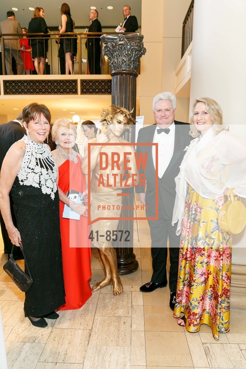 Jill Flynn, Ruth Wisnom, David Wisnom, Derry Wisnom, HAPFS's A Greek Odyssey at The Bently Reserve 2018, The Bently Reserve. 301 Battery St, March 24th, 2018, Photo #41-8572 Jill Flynn, Ruth Wisnom, David Wisnom, Derry Wisnom, Photo #41-8572