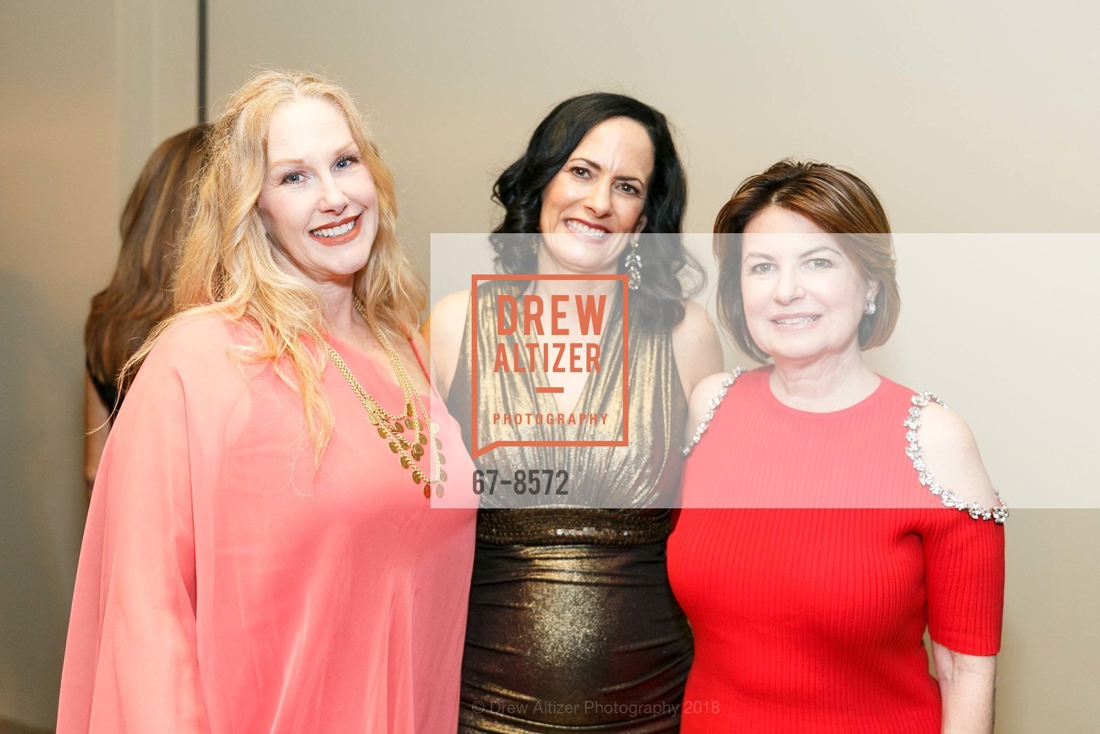 Jackie Donaho, Debbie Harrison, Lorin Flynn Marsal, HAPFS's A Greek Odyssey at The Bently Reserve 2018, The Bently Reserve. 301 Battery St, March 24th, 2018, Photo #67-8572 Jackie Donaho, Debbie Harrison, Lorin Flynn Marsal, Photo #67-8572