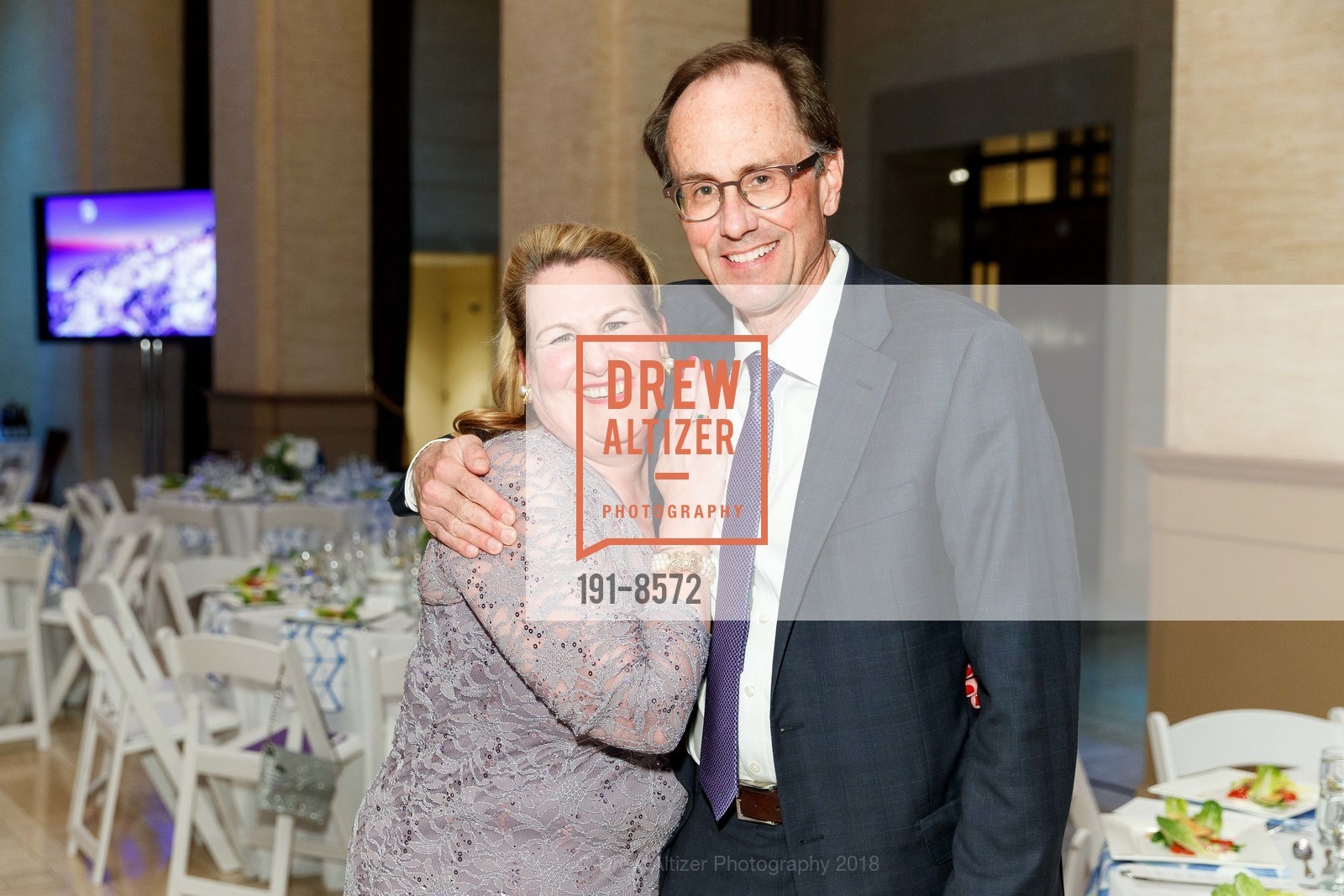 Anne Hinds, John Schreiber, HAPFS's A Greek Odyssey at The Bently Reserve 2018, The Bently Reserve. 301 Battery St, March 24th, 2018, Photo #191-8572 Anne Hinds, John Schreiber, Photo #191-8572