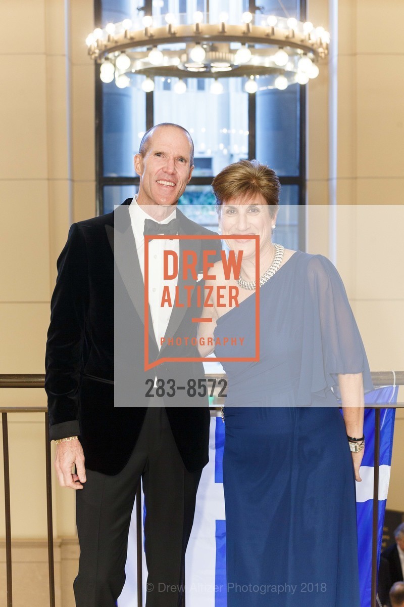 Jeff Baxter, Diane Kounalakis, HAPFS's A Greek Odyssey at The Bently Reserve 2018, The Bently Reserve. 301 Battery St, March 24th, 2018, Photo #283-8572 Jeff Baxter, Diane Kounalakis, Photo #283-8572