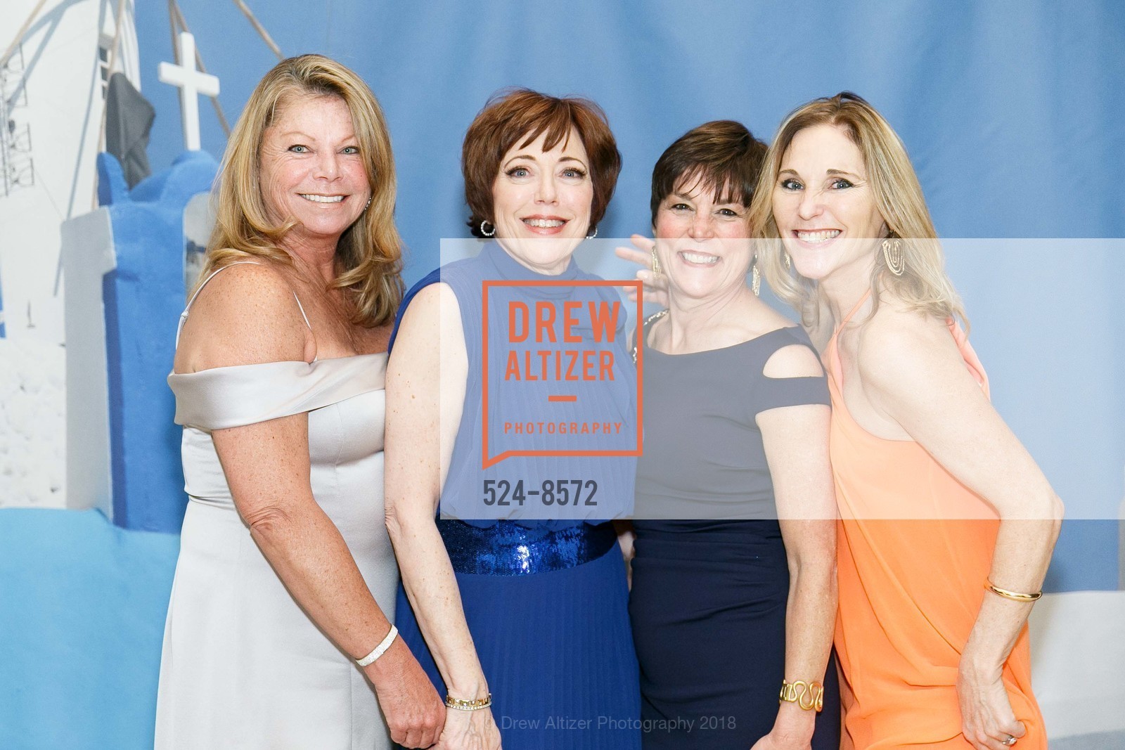 Lori Sanzeri, Betsy Jo Murray, Dana Griffin, Vicky Filipczyk, HAPFS's A Greek Odyssey at The Bently Reserve 2018, The Bently Reserve. 301 Battery St, March 24th, 2018, Photo #524-8572 Lori Sanzeri, Betsy Jo Murray, Dana Griffin, Vicky Filipczyk, Photo #524-8572