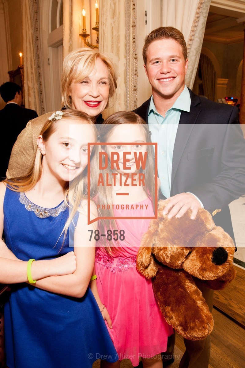 Logan Stern, Bailey Stern, Susan Bischel, Connor Nelson, 2015 Snuggly Soiree benefiting UCSF Benioff Children's Hospital, Private Residence, March 19th, 2015, Photo #78-858 Logan Stern, Bailey Stern, Susan Bischel, Connor Nelson, Photo #78-858