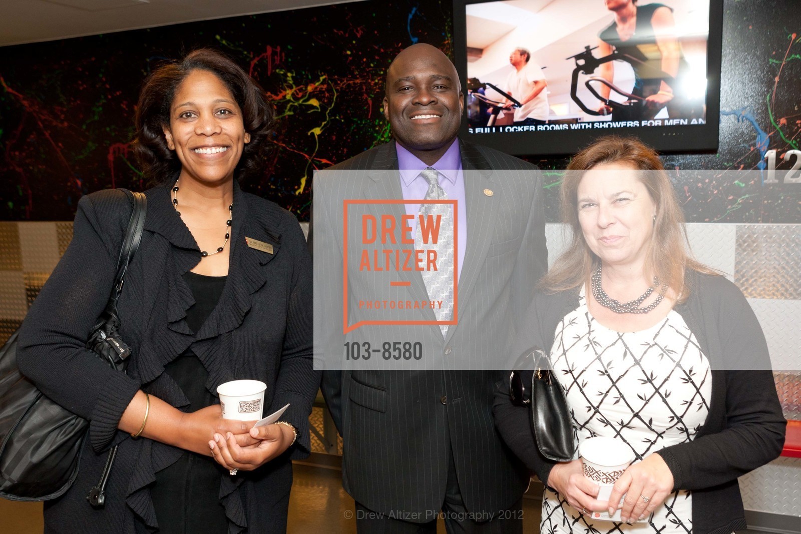 Solange Hansen, David Warren, Trish Straus, THE SALVATION ARMY'S Ninth Annual Holiday Luncheon, US, November 14th, 2012, Photo #103-8580 Solange Hansen, David Warren, Trish Straus, Photo #103-8580