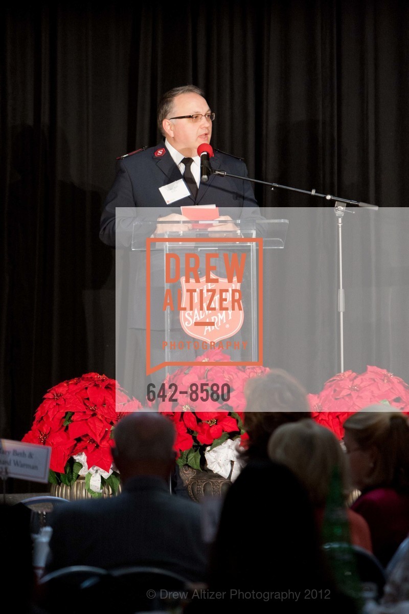 Major Rob Birks, THE SALVATION ARMY'S Ninth Annual Holiday Luncheon, US, November 14th, 2012, Photo #642-8580 Major Rob Birks, Photo #642-8580