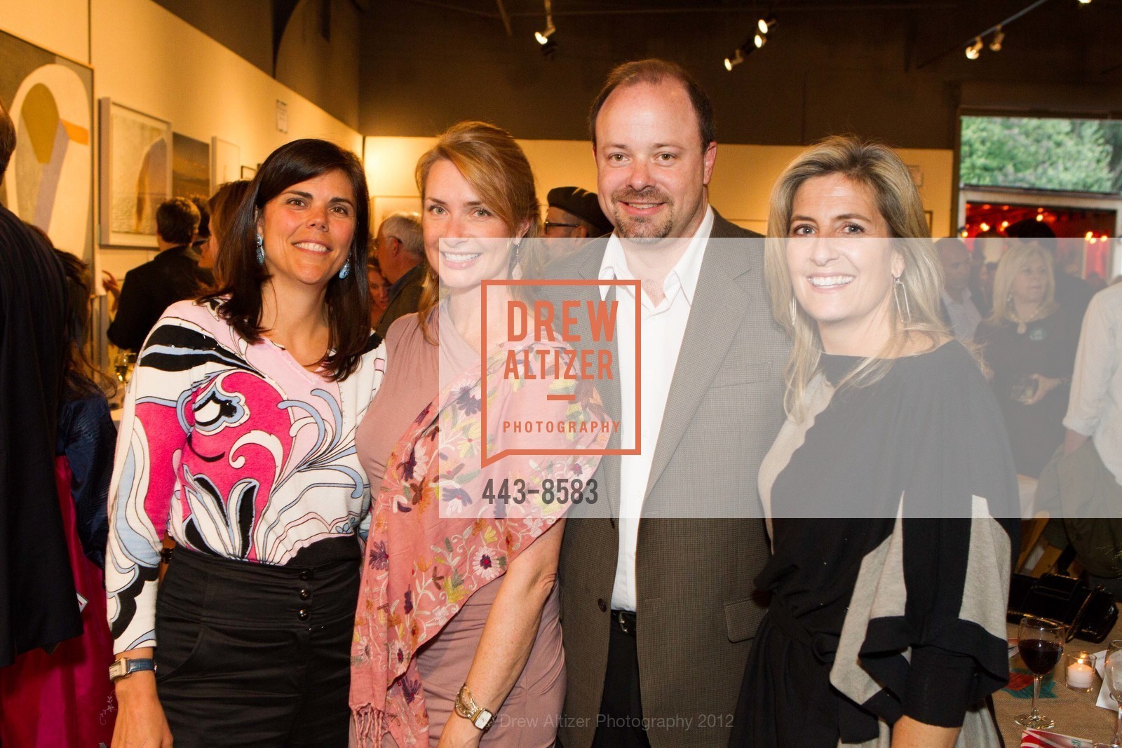 Tricia Napp, Cynthia Lohr, Lawrence Lohr, Katrina Traywick, 2012 Benefit Art Auction HEADLANDS AT 30, US, June 6th, 2012, Photo #443-8583 Tricia Napp, Cynthia Lohr, Lawrence Lohr, Katrina Traywick, Photo #443-8583