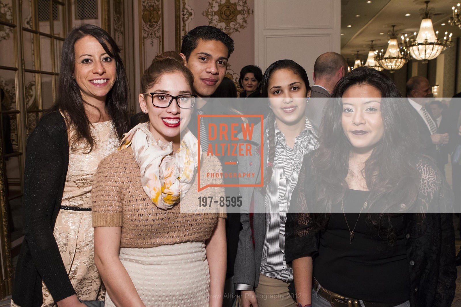 Miriam Markowitz, Lupe Diaz, Tony Contreras, Jennifer Morales, John Burton 80th Birthday, US, December 13th, 2012, Photo #197-8595 Miriam Markowitz, Lupe Diaz, Tony Contreras, Jennifer Morales, Photo #197-8595