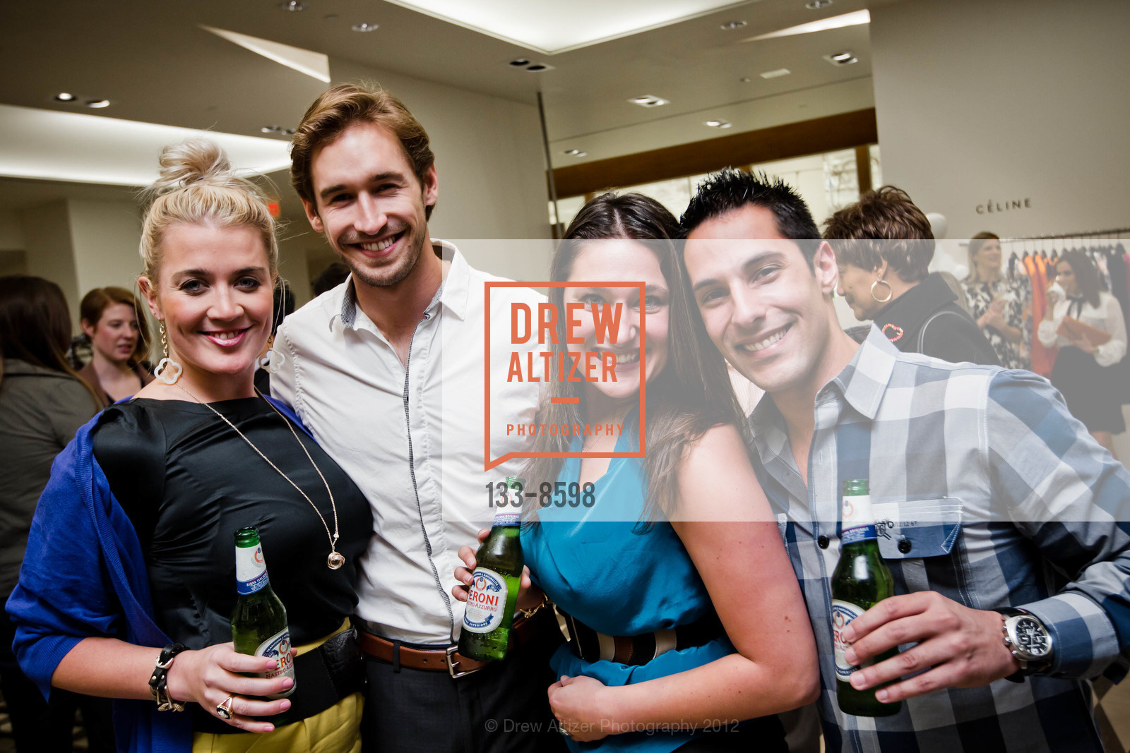 Ashley Hayes, Landon Shore, Summer Huff, David Kleinschmidt, 7x7 Redesign Launch Party at BARNEY'S, US, February 16th, 2012, Photo #133-8598 Ashley Hayes, Landon Shore, Summer Huff, David Kleinschmidt, Photo #133-8598