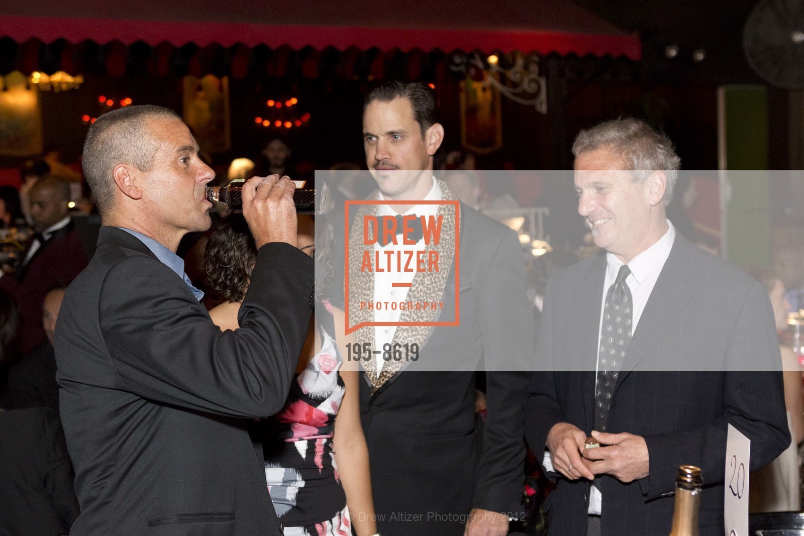 Sandow Birk, Elyse Pignolet, Robert Mailer Anderson, Jim Goldberg, SF JAZZ 2012 Gala, US, May 4th, 2012, Photo #195-8619 Sandow Birk, Elyse Pignolet, Robert Mailer Anderson, Jim Goldberg, Photo #195-8619