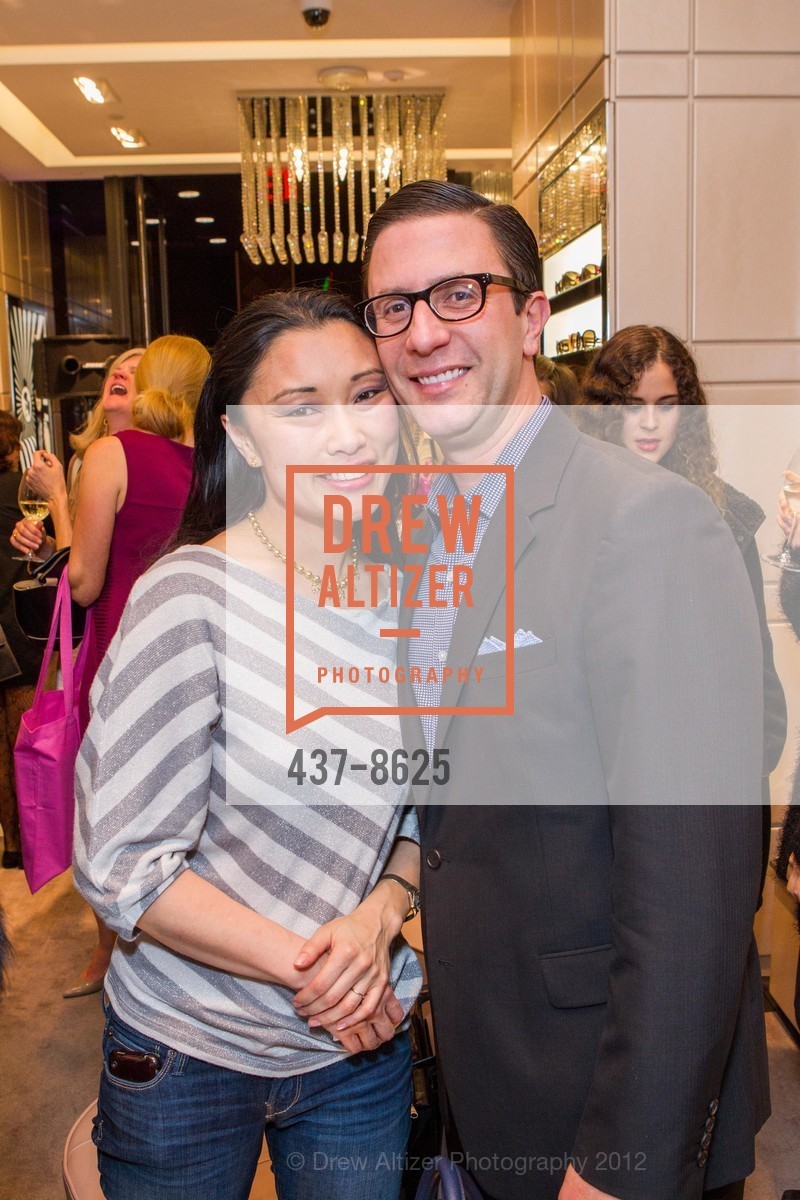 Christina Zee White, Antonio White, Jimmy Choo Store Opening Honoring CPMC, US, November 15th, 2012, Photo #437-8625 Christina Zee White, Antonio White, Photo #437-8625