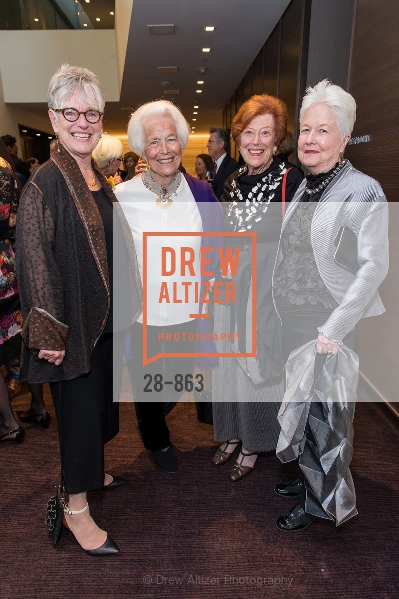 Brenda Way, Barbara Shafer, Robilee Deane, Eleanor Coppola, ODC/Dance Downtown Gala, US, March 21st, 2015, Photo #28-863 Brenda Way, Barbara Shafer, Robilee Deane, Eleanor Coppola, Photo #28-863