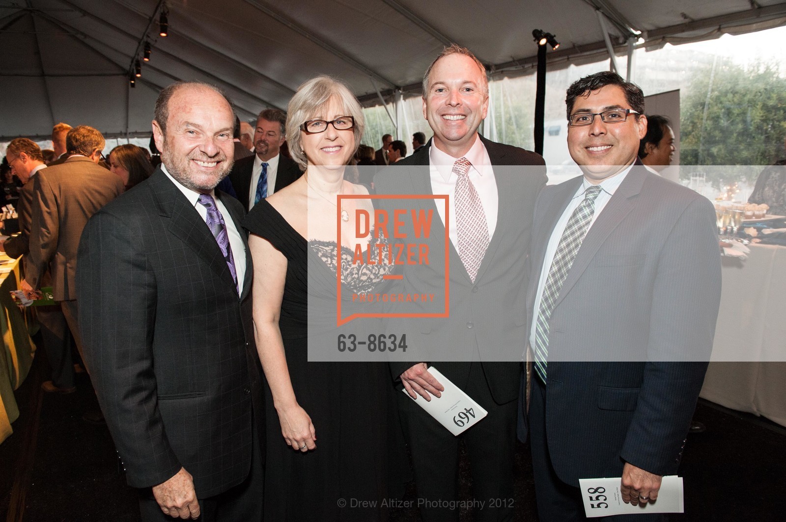 Nathan Nayman, Carol Caspe-Nayman, Patrick Regan, Richard Ventura, San Francisco and Marin Food Banks' 25th Anniversary Gala, US, October 20th, 2012, Photo #63-8634 Nathan Nayman, Carol Caspe-Nayman, Patrick Regan, Richard Ventura, Photo #63-8634