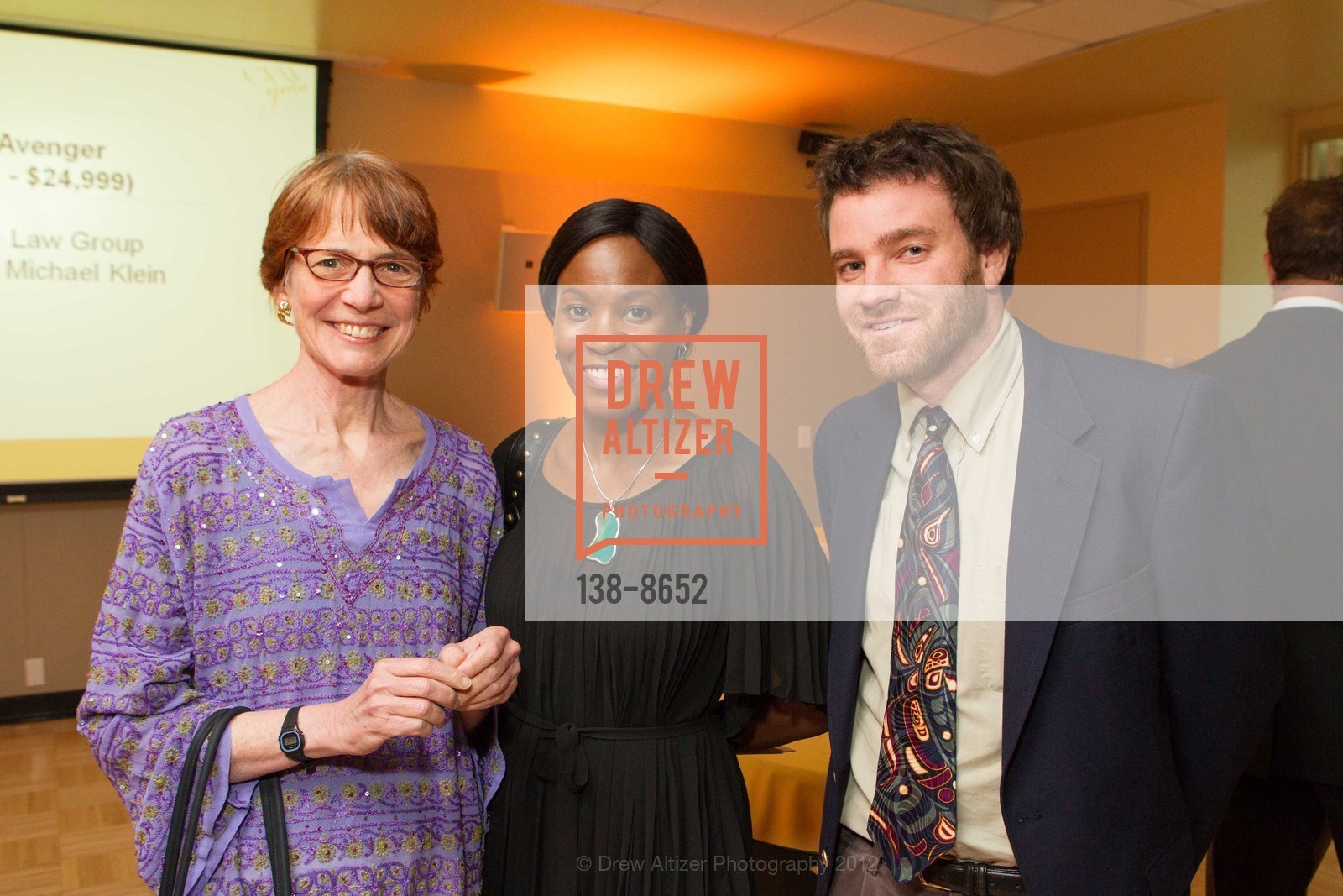 Ann Bartz, Jewell Sparks, Ben Bezark, CENTER FOR ENVIRONMENTAL HEALTH 2012 Annual Gala, Jewish Community Center. 3200 California Street, September 10th, 2012, Photo #138-8652 Ann Bartz, Jewell Sparks, Ben Bezark, Photo #138-8652