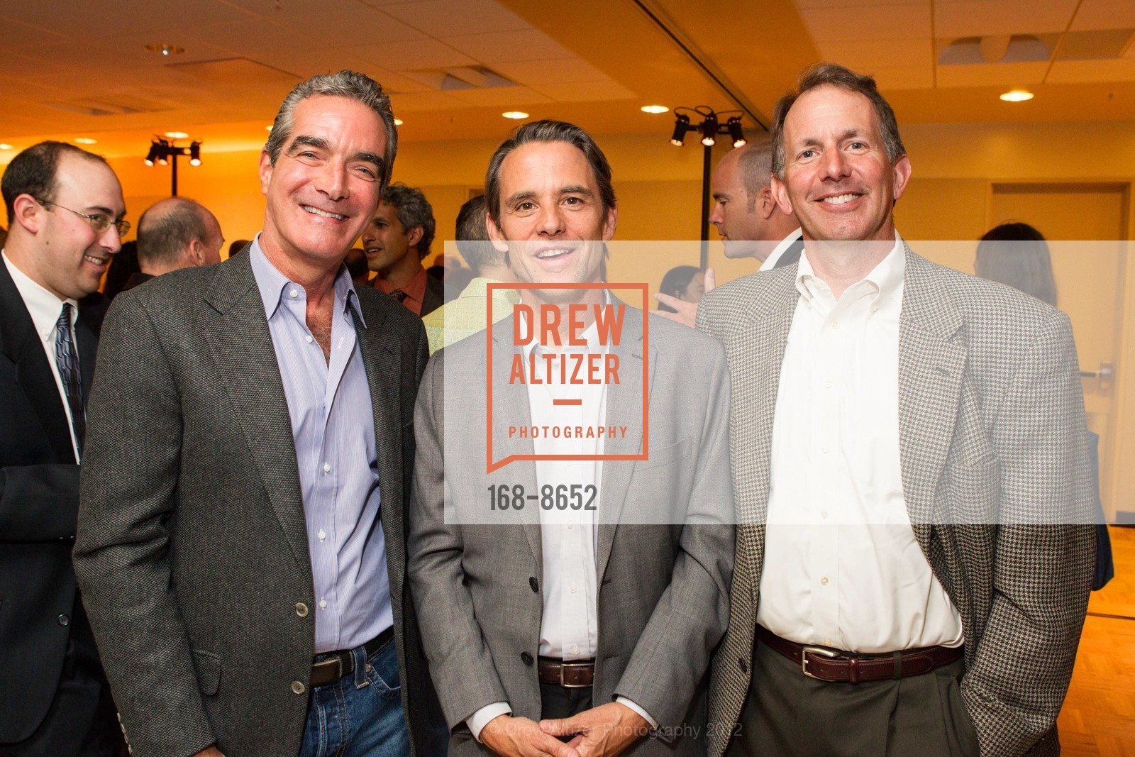Michael Klein, Andre Carothers, Adam Dawson, CENTER FOR ENVIRONMENTAL HEALTH 2012 Annual Gala, Jewish Community Center. 3200 California Street, September 10th, 2012, Photo #168-8652 Michael Klein, Andre Carothers, Adam Dawson, Photo #168-8652