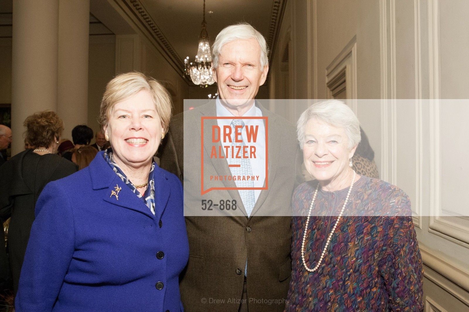 Diana Wild, Elson Wild, Anne Kasanin, ARTS MEDALLION Luncheon and Ceremony, US, March 24th, 2015, Photo #52-868 Diana Wild, Elson Wild, Anne Kasanin, Photo #52-868