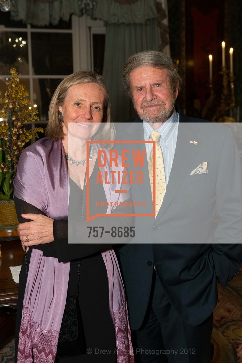 Joanna Kozinska-Frybes, Tad Taube, ANN & GORDON GETTY Host Polish Minister of Culture Waldemar Dabrowski and the Koret Foundation, US, September 5th, 2012, Photo #757-8685 Joanna Kozinska-Frybes, Tad Taube, Photo #757-8685