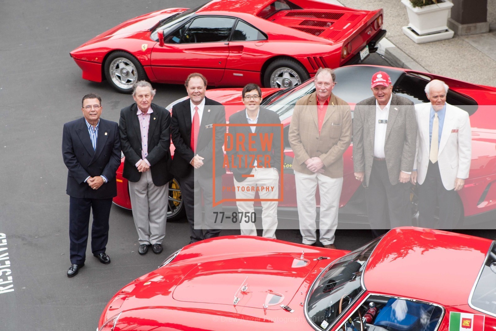 Group of guests at Ferrari Club of America 50th Anniversary Celebration
