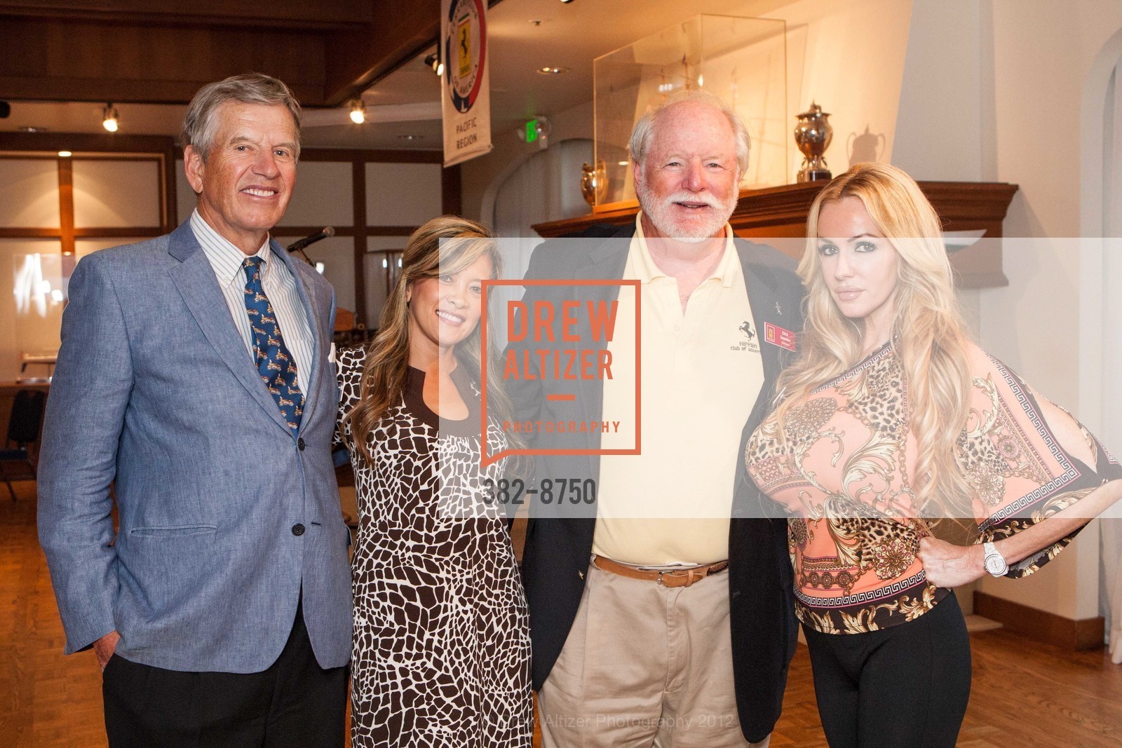 Dick Gale, Goretti Hine, Dick Enerson, Kimberly Stearns-Weil, Ferrari Club of America 50th Anniversary Celebration, San Francisco Yacht Club. 98 Beach Road, September 25th, 2012, Photo #382-8750 Dick Gale, Goretti Hine, Dick Enerson, Kimberly Stearns-Weil, Photo #382-8750
