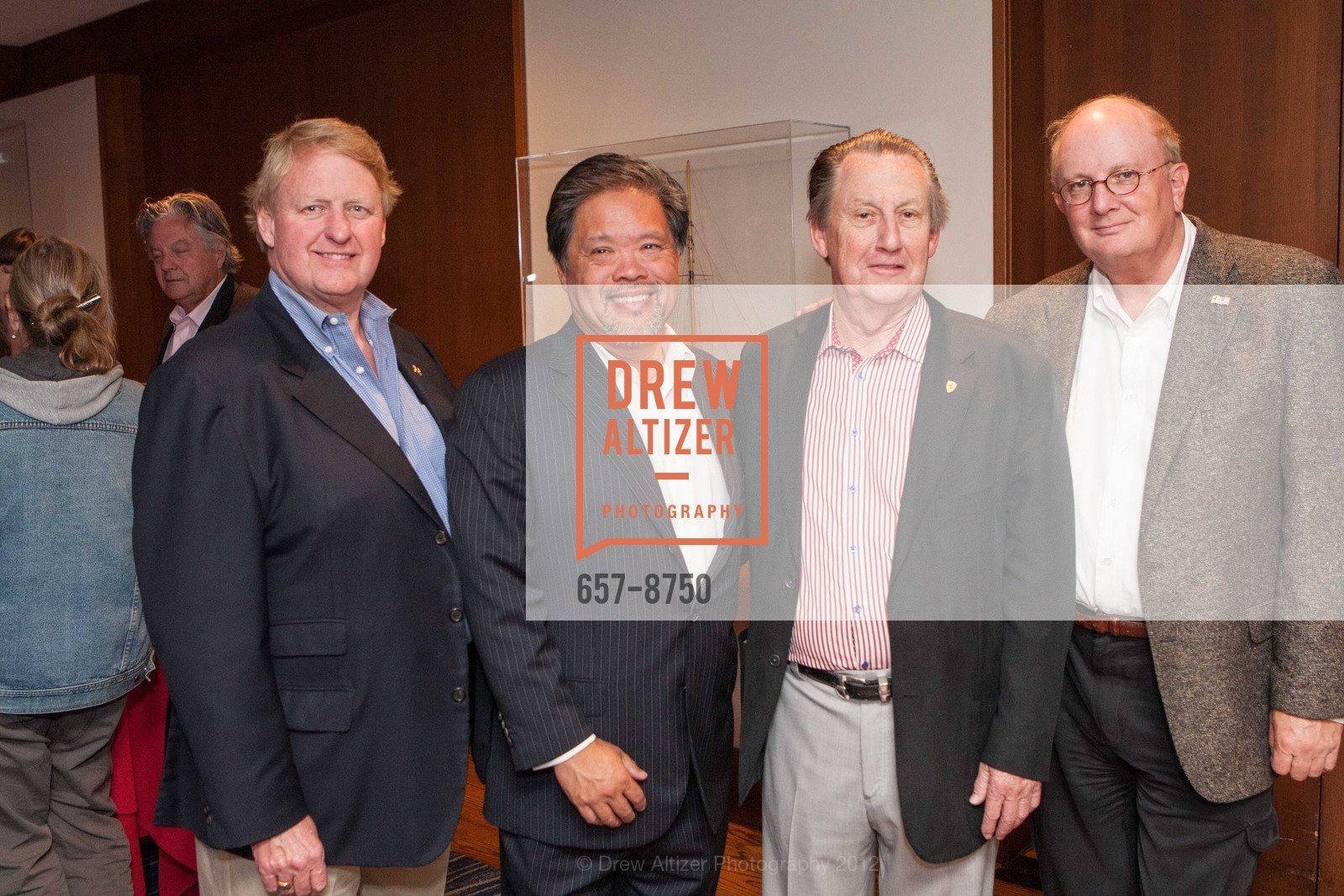 Bill McElfresh, Harold Wong, Tom Quigg, Randy Steyer, Ferrari Club of America 50th Anniversary Celebration, San Francisco Yacht Club. 98 Beach Road, September 25th, 2012, Photo #657-8750 Bill McElfresh, Harold Wong, Tom Quigg, Randy Steyer, Photo #657-8750